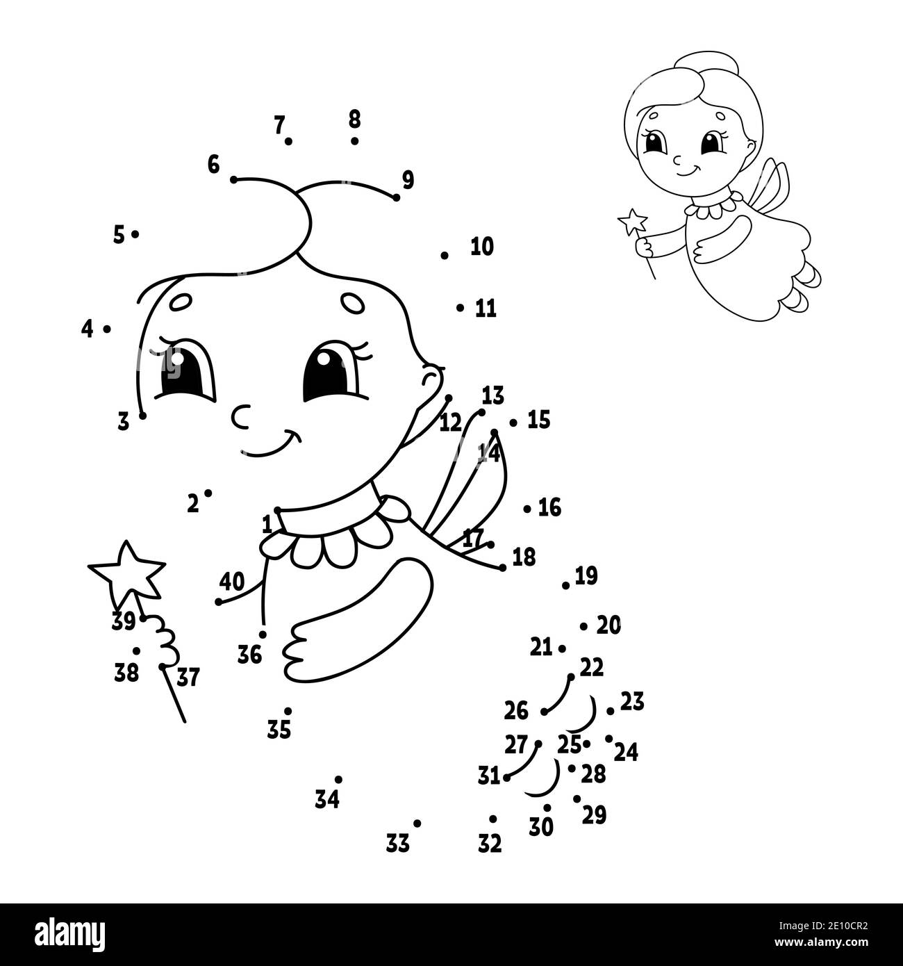 dot to dot draw a line handwriting practice learning numbers for kids education developing worksheet activity coloring page game for toddler is stock vector image art alamy