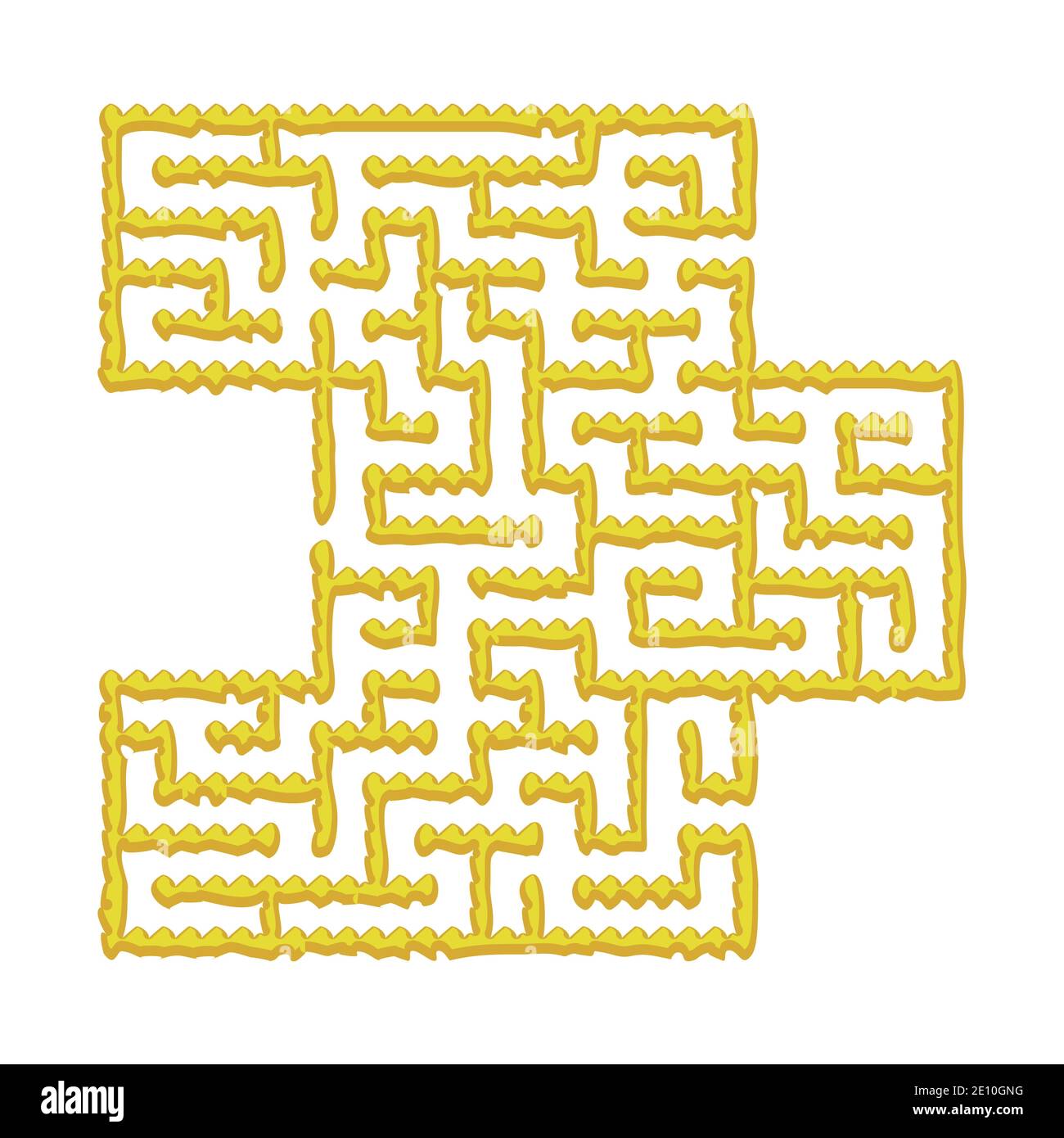 Abstact labyrinth. Educational game for kids. Puzzle for children. Maze ...