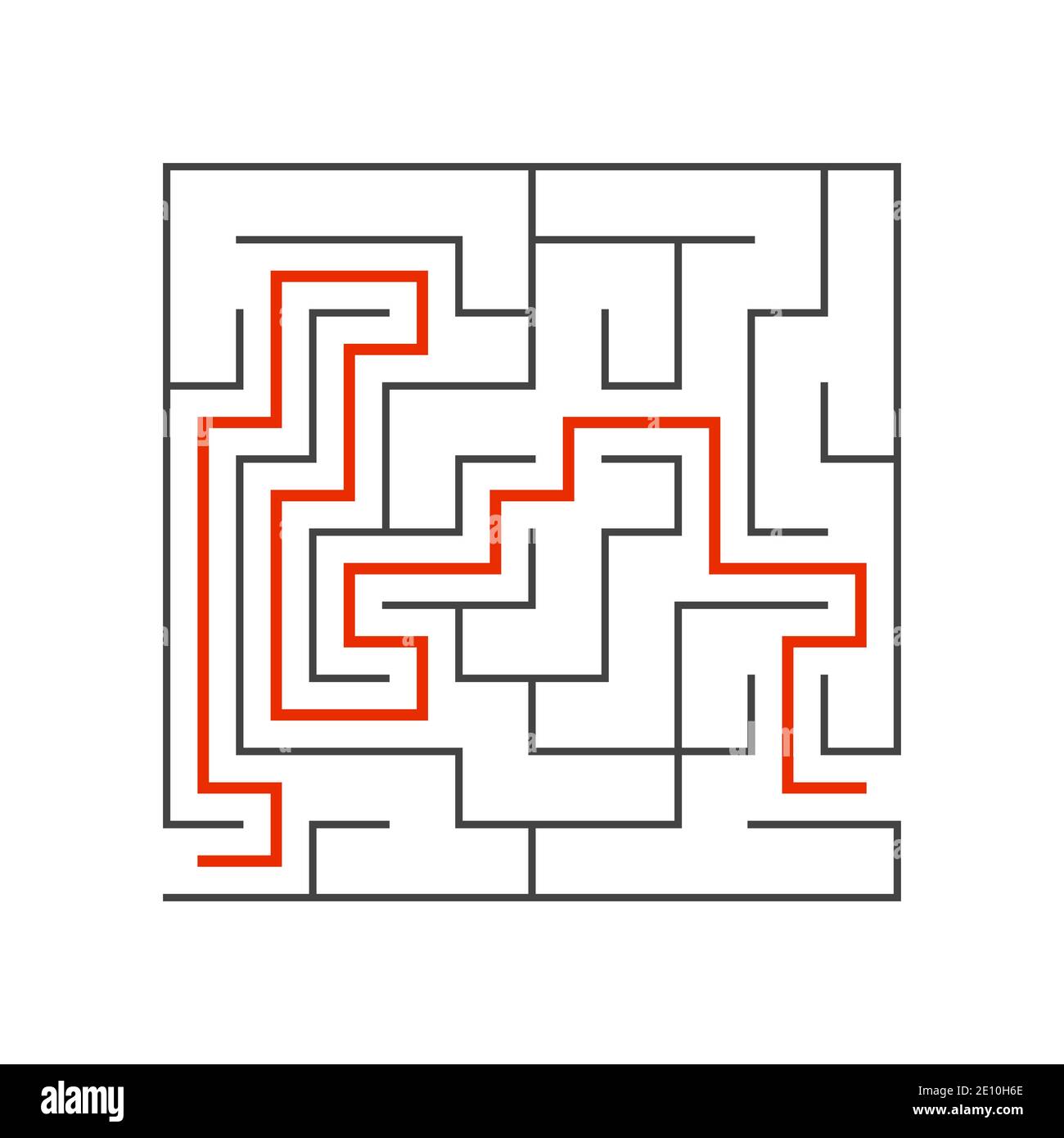Abstact labyrinth. Educational game for kids. Puzzle for children. Maze ...