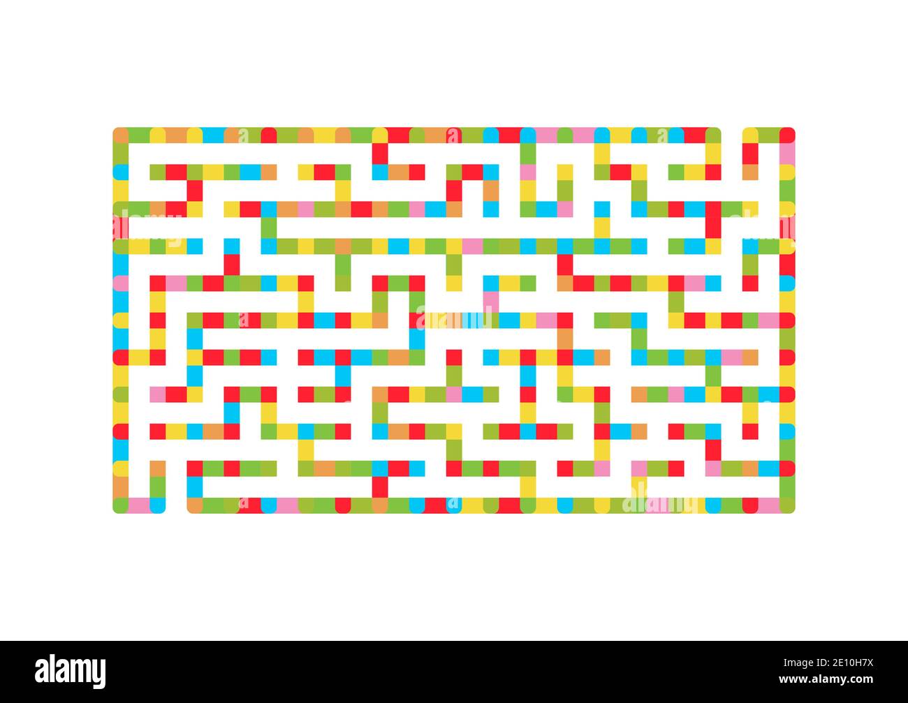 Abstact labyrinth. Educational game for kids. Puzzle for children. Maze ...