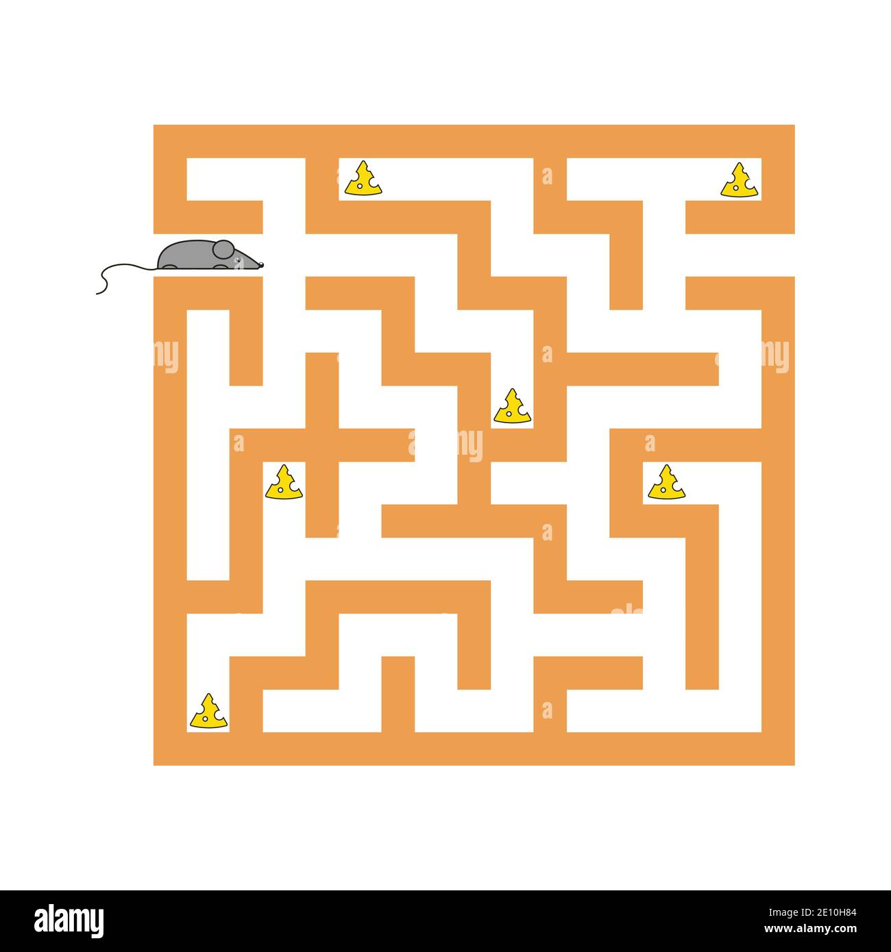Abstact labyrinth. Educational game for kids. Puzzle for children. Maze ...