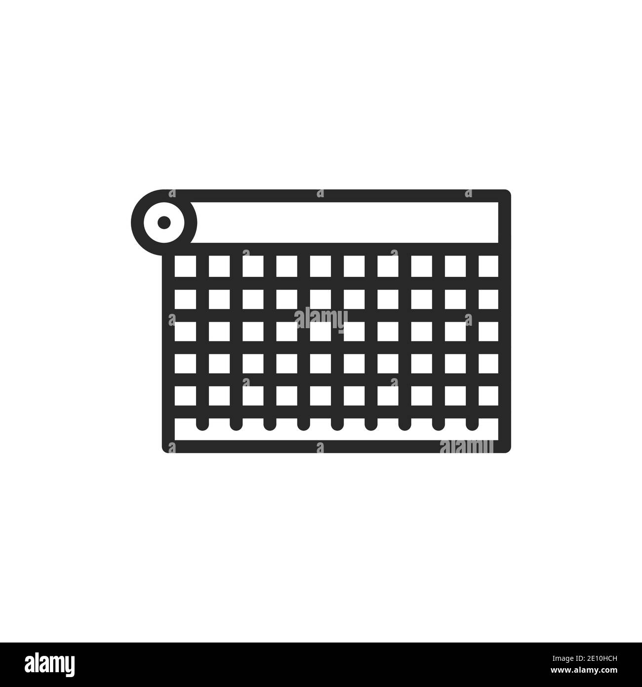 Construction mesh color line icon. Pictogram for web page, mobile app, promo. Stock Vector