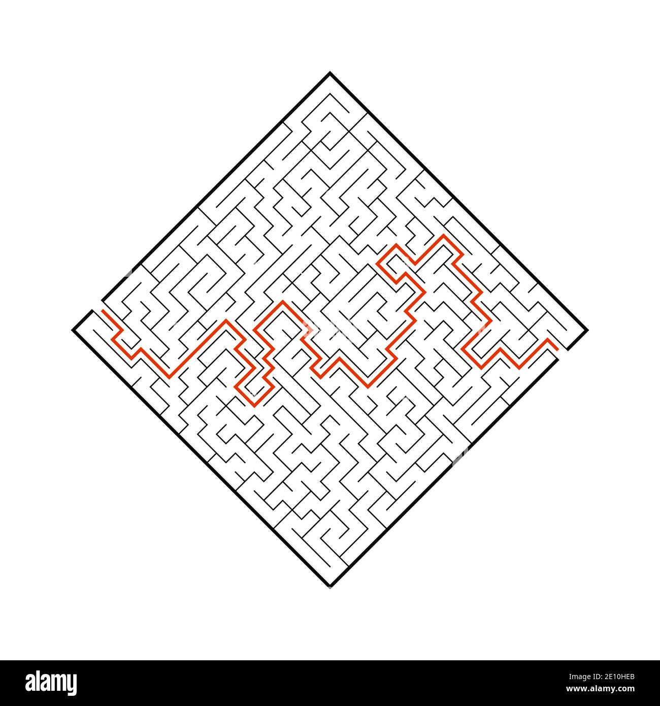 Abstact labyrinth. Educational game for kids. Puzzle for children. Maze ...