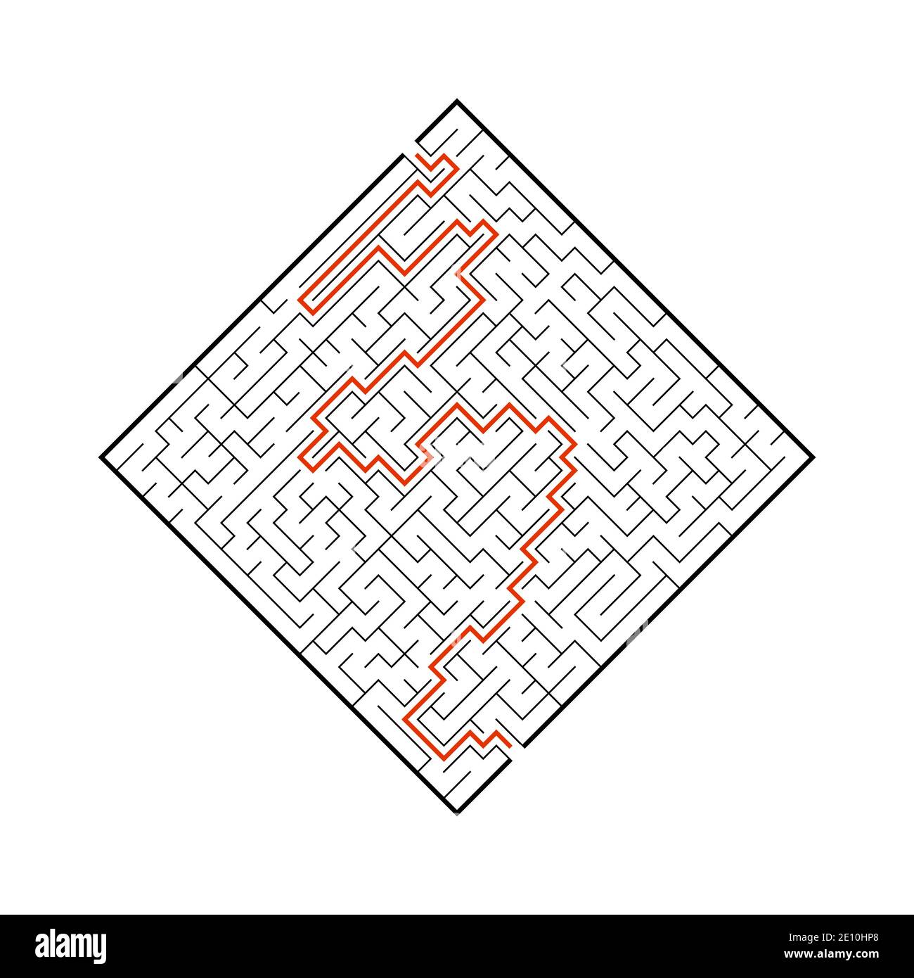 Abstact labyrinth. Educational game for kids. Puzzle for children. Maze ...
