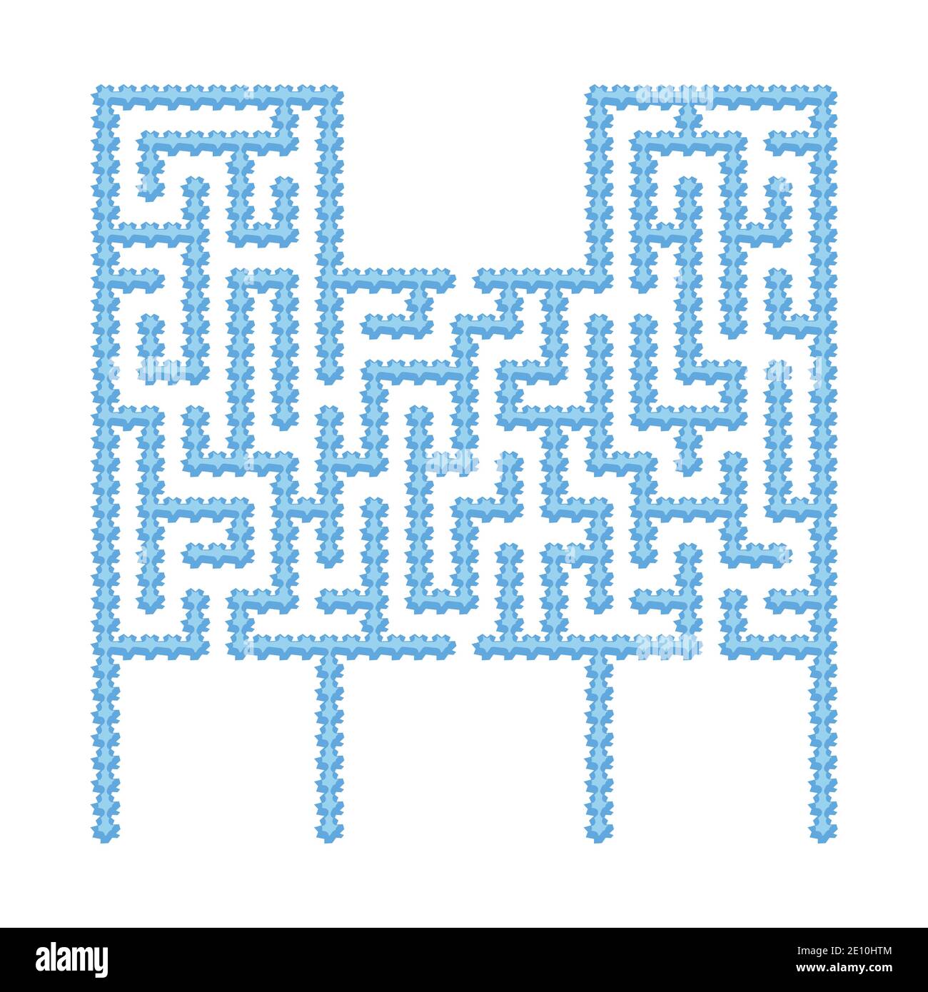 Abstact labyrinth. Educational game for kids. Puzzle for children. Maze ...