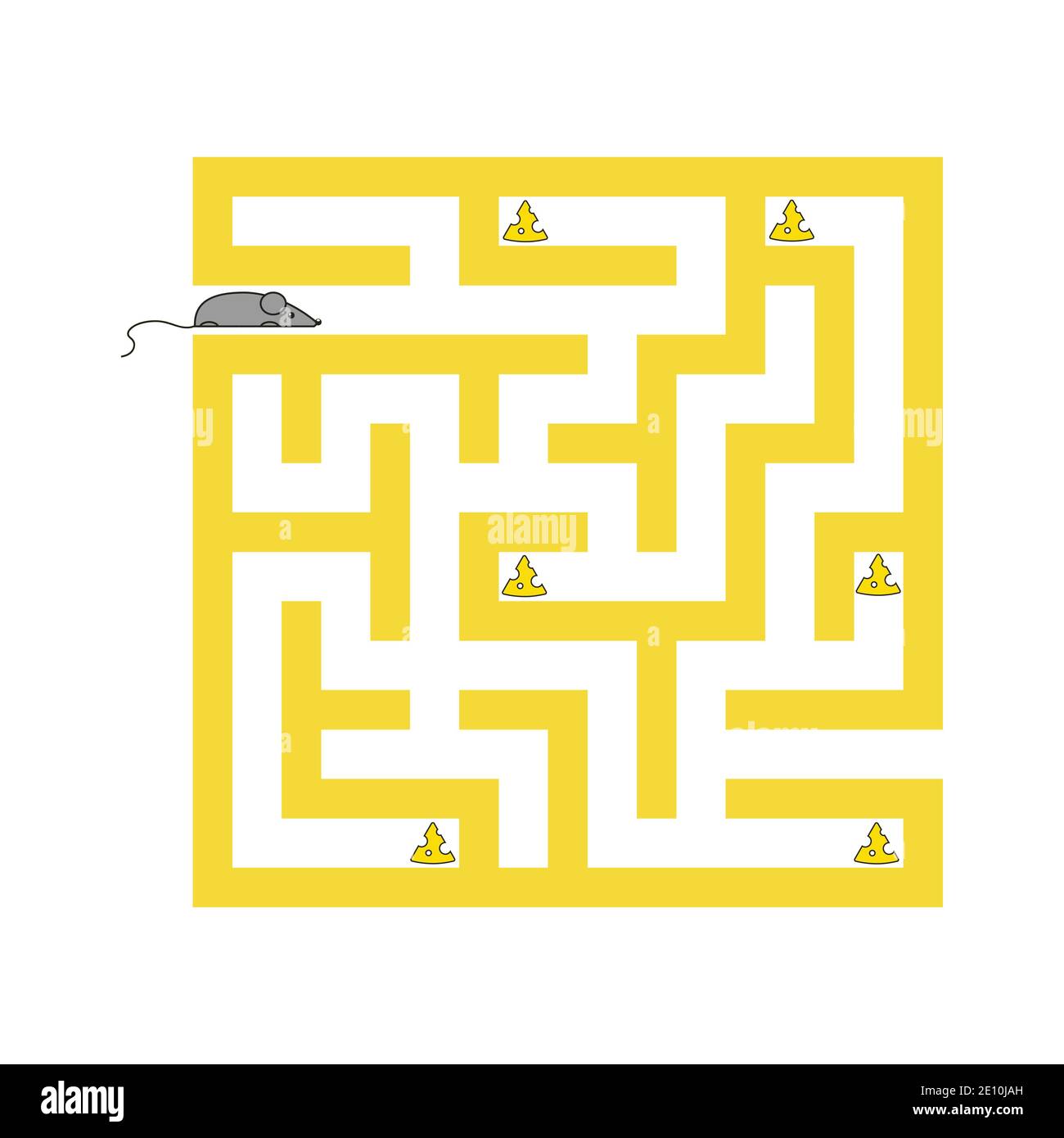Abstact labyrinth. Educational game for kids. Puzzle for children. Maze ...