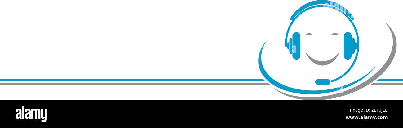 Operator, person, headset, support, background Stock Vector Image & Art