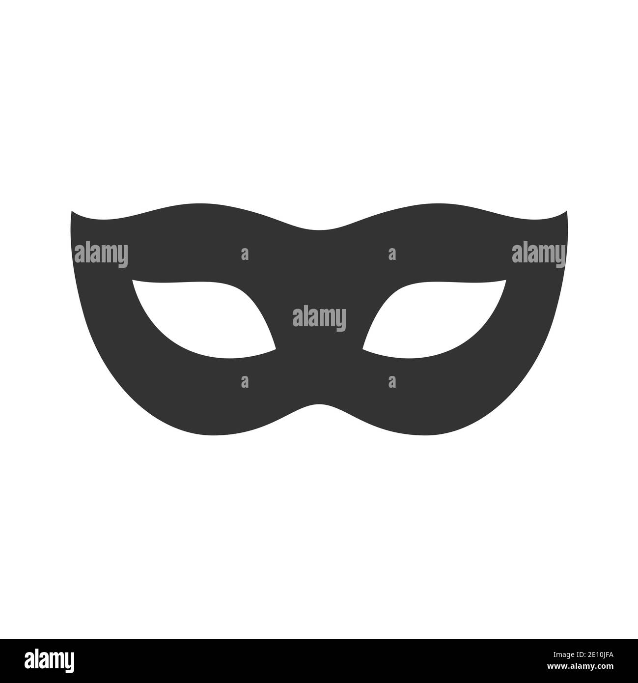 Carnaval black mask background isolated on white background. Modern concept . Stock Vector