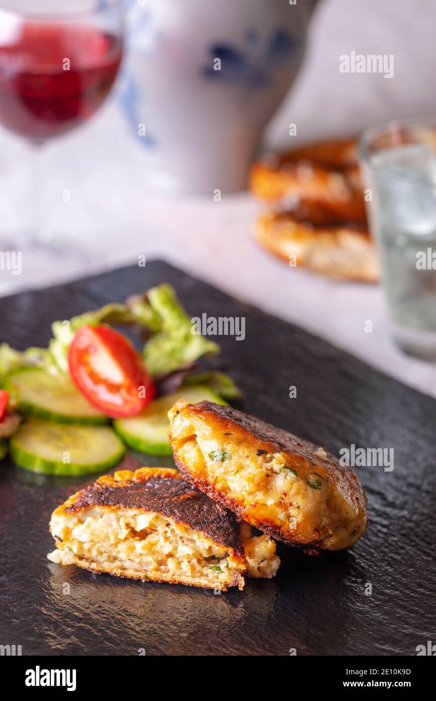 Cheese Dumplings Stock Photo