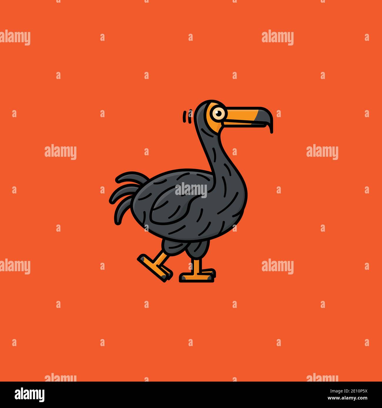Extinct Dodo bird vector illustration for Wildlife Day on September 4 ...