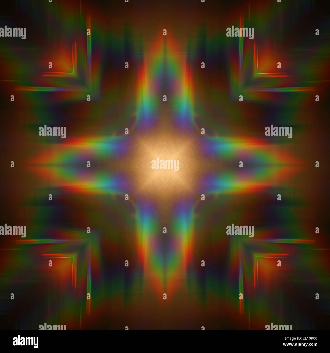 Kaleidoscope designed from a prism image Stock Photo Alamy