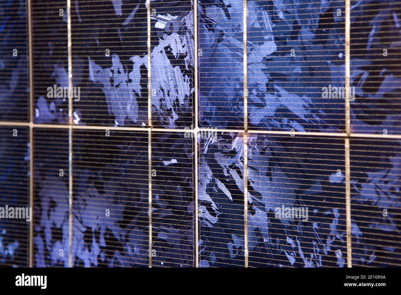 Close-Up of Solarmodul | Close-Up of Solar module Stock Photo