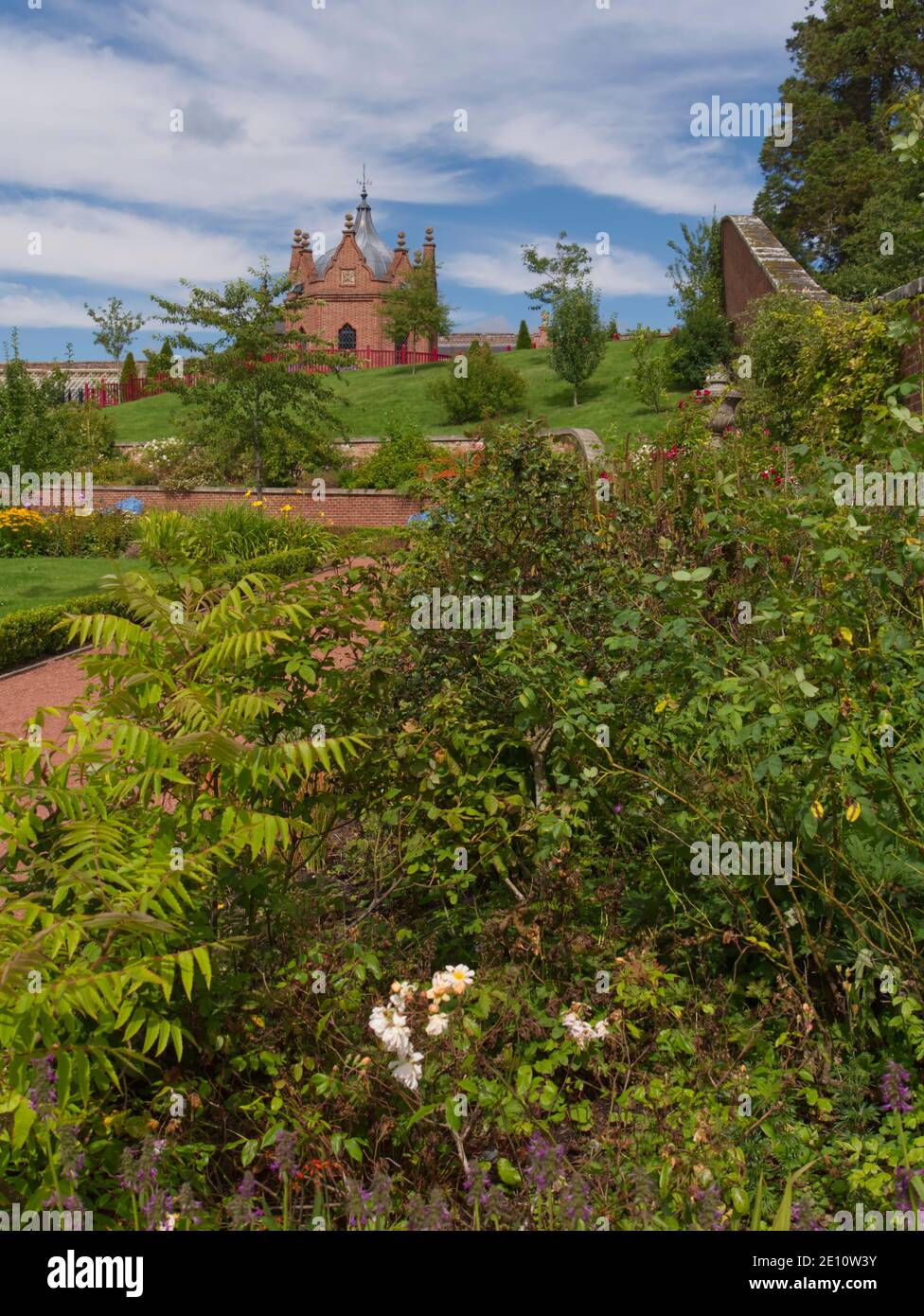 The Belvedere Folly in the Queen Elizabeth Walled Gardens,Dumfries