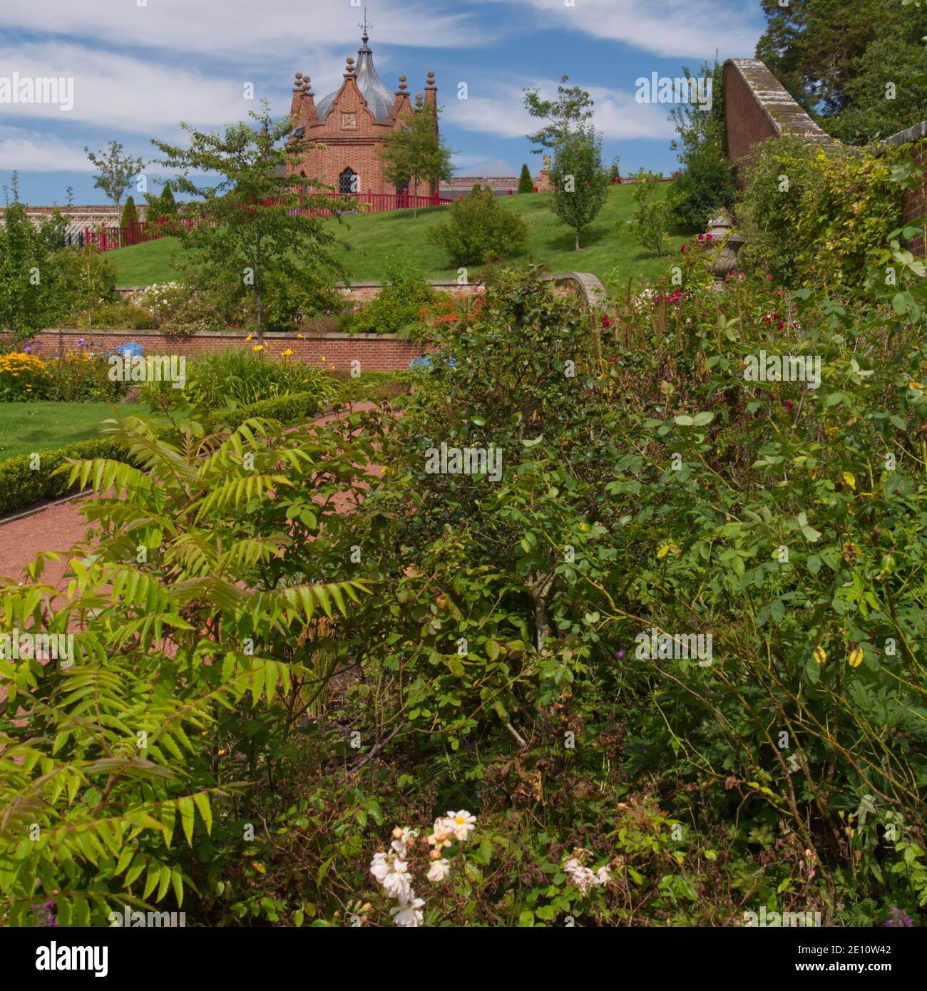 The Belvedere Folly in the Queen Elizabeth Walled Gardens,Dumfries