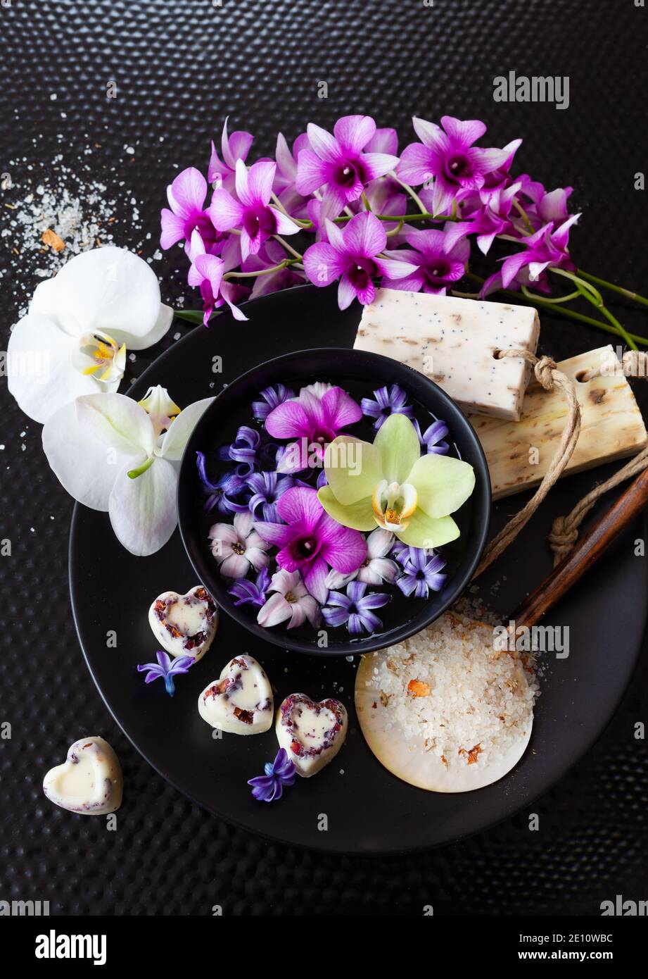 Natural Beauty Products Stock Photo