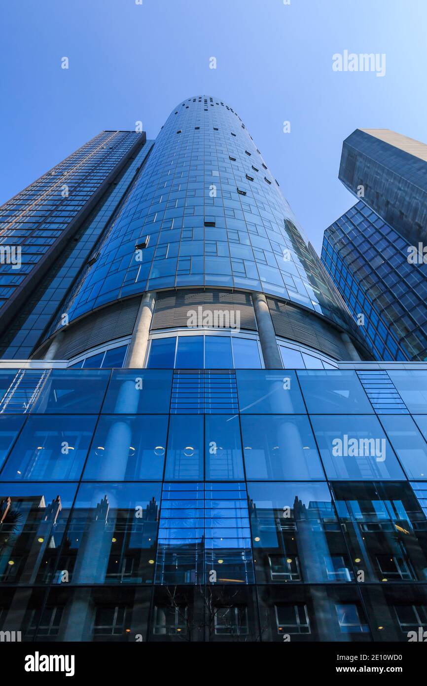 Downtown city skyline high rise skyscraper skyscrapers building ...