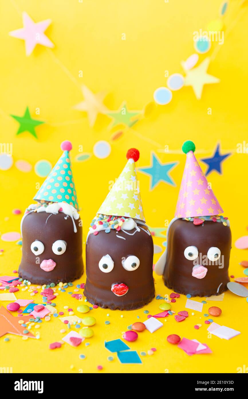 Party Sweets And Decorations Stock Photo