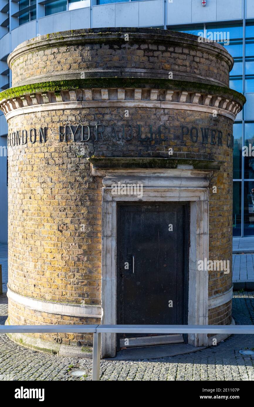 London hydraulic power company building hires stock photography and