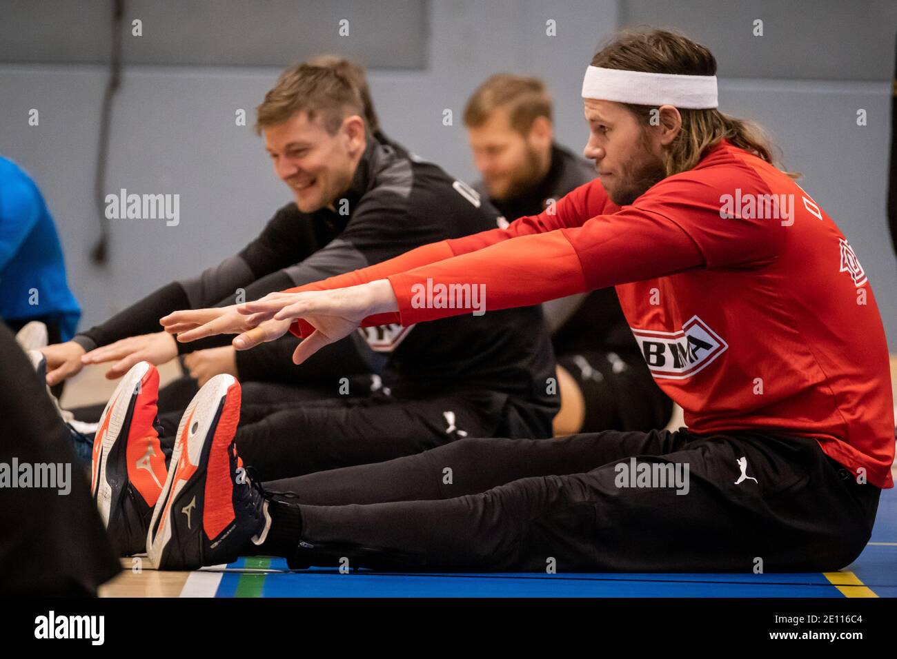 Broendby Denmark 03rd Jan 2021 The Players From Denmark Men S National Handball Team Gather For Training At Idreattens Hus Before The 2021 World Championship In Egypt Here Mikkel Hansen Is Seen In