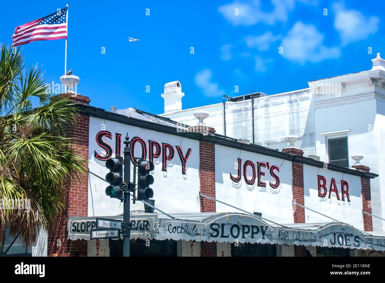 Sloppy Joe's Bar Made famous by Ernest Hemingway in Key West in the Florida  Keys Stock Photo - Alamy