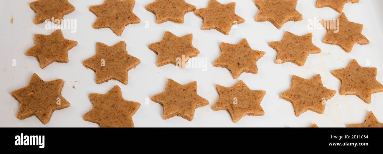 Paste For Christmas Biscuit Stock Photo