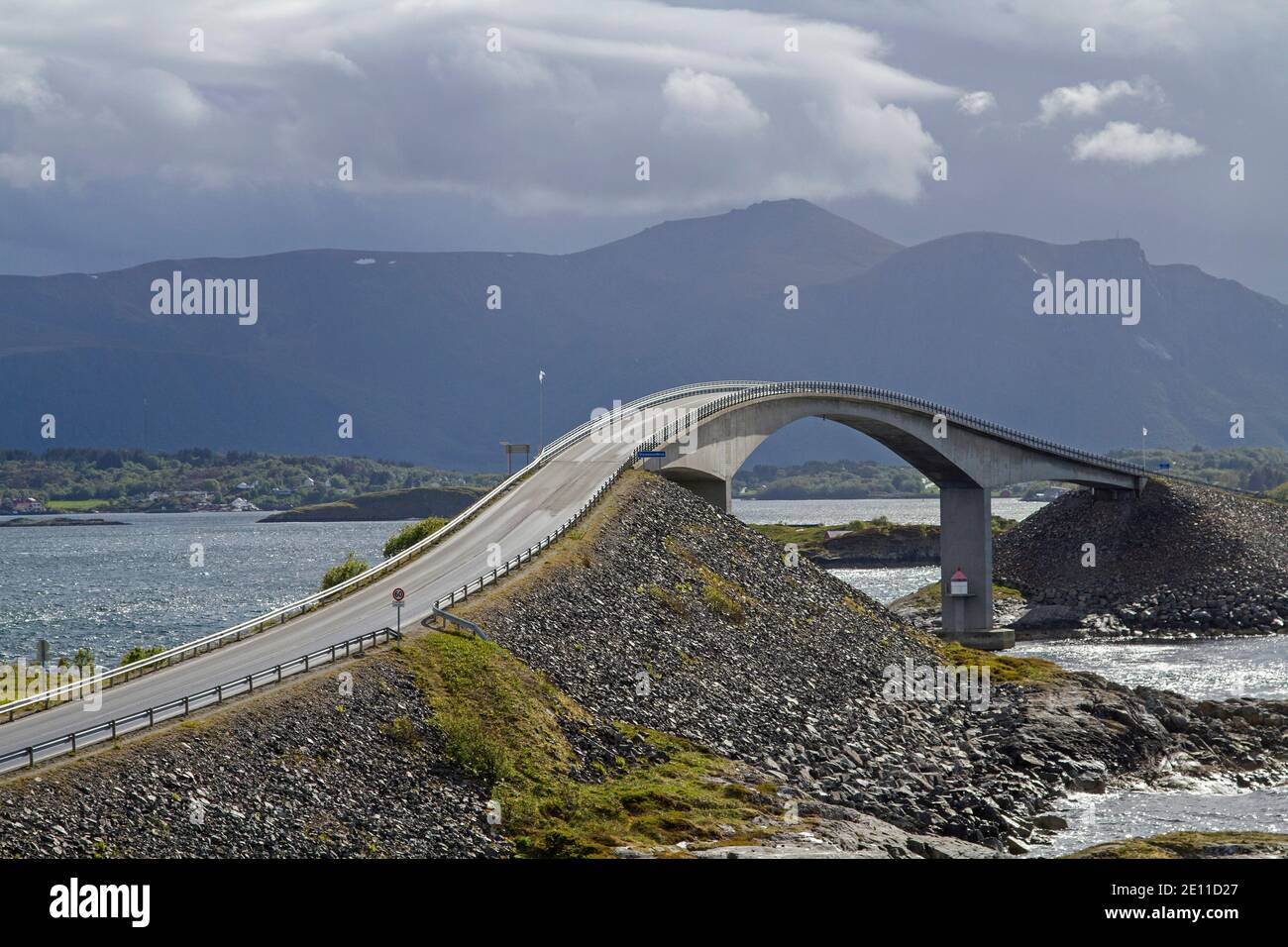 The Atlantic Road Along The Norwegian West Coast Is One Of The Most Interesting And Popular Transport Links In Europe Stock Photo