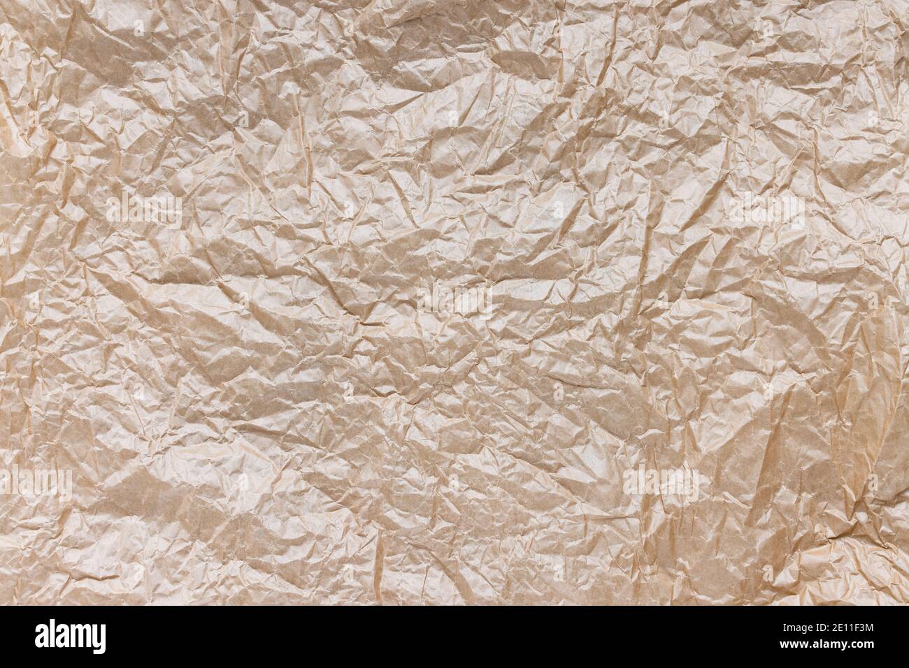 Crumpled brown kraft paper texture background Stock Photo Alamy