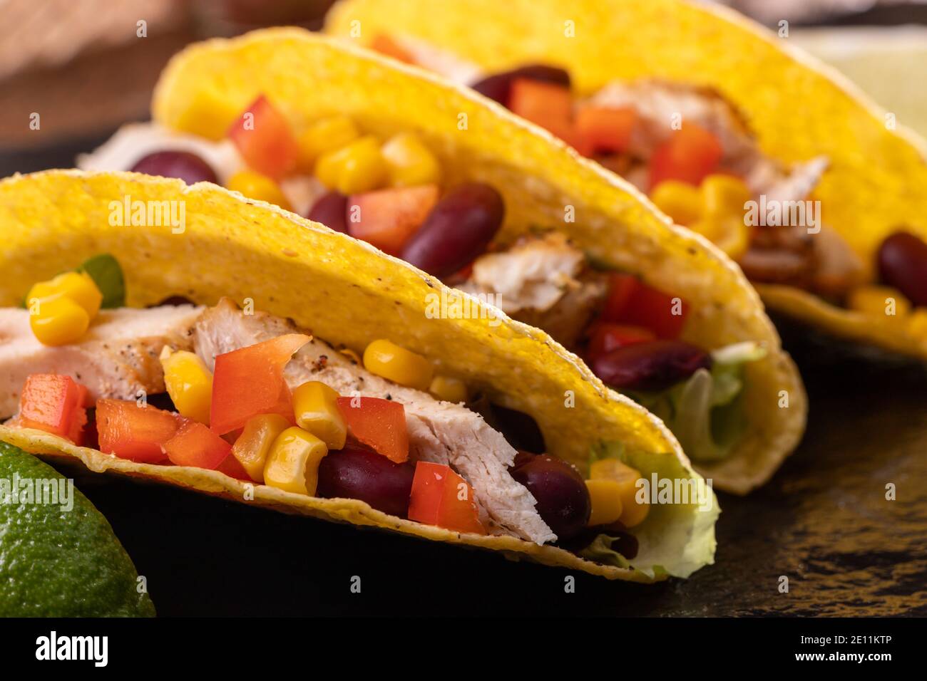 Tacos Al Pastor Stock Photo