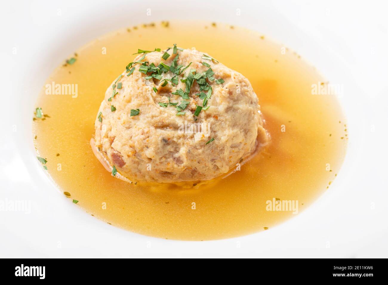 Dumpling Soup Stock Photo