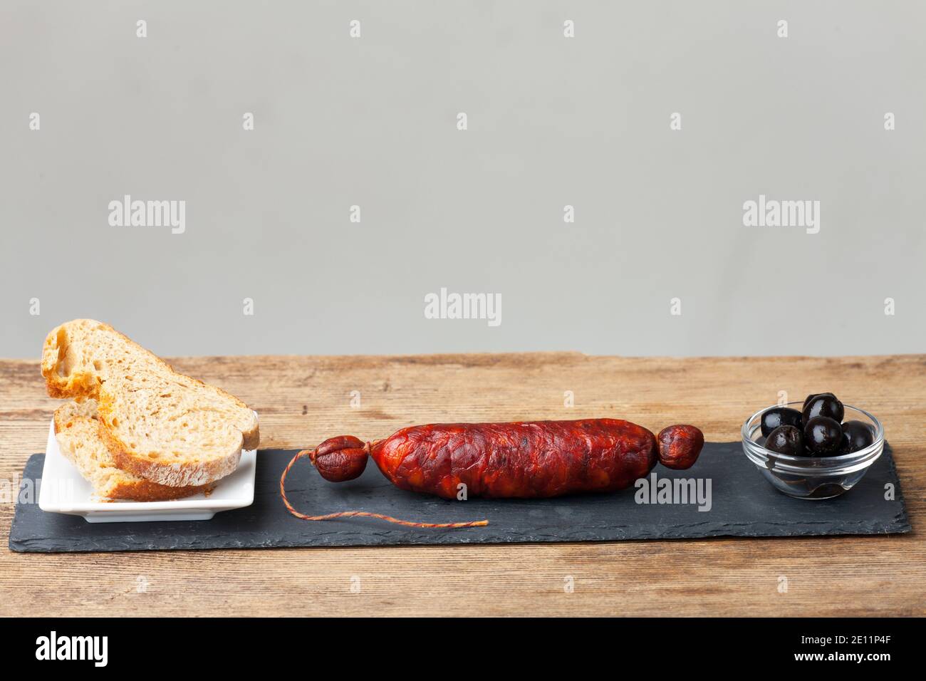 Spanish Chorizo Sausage Stock Photo - Alamy