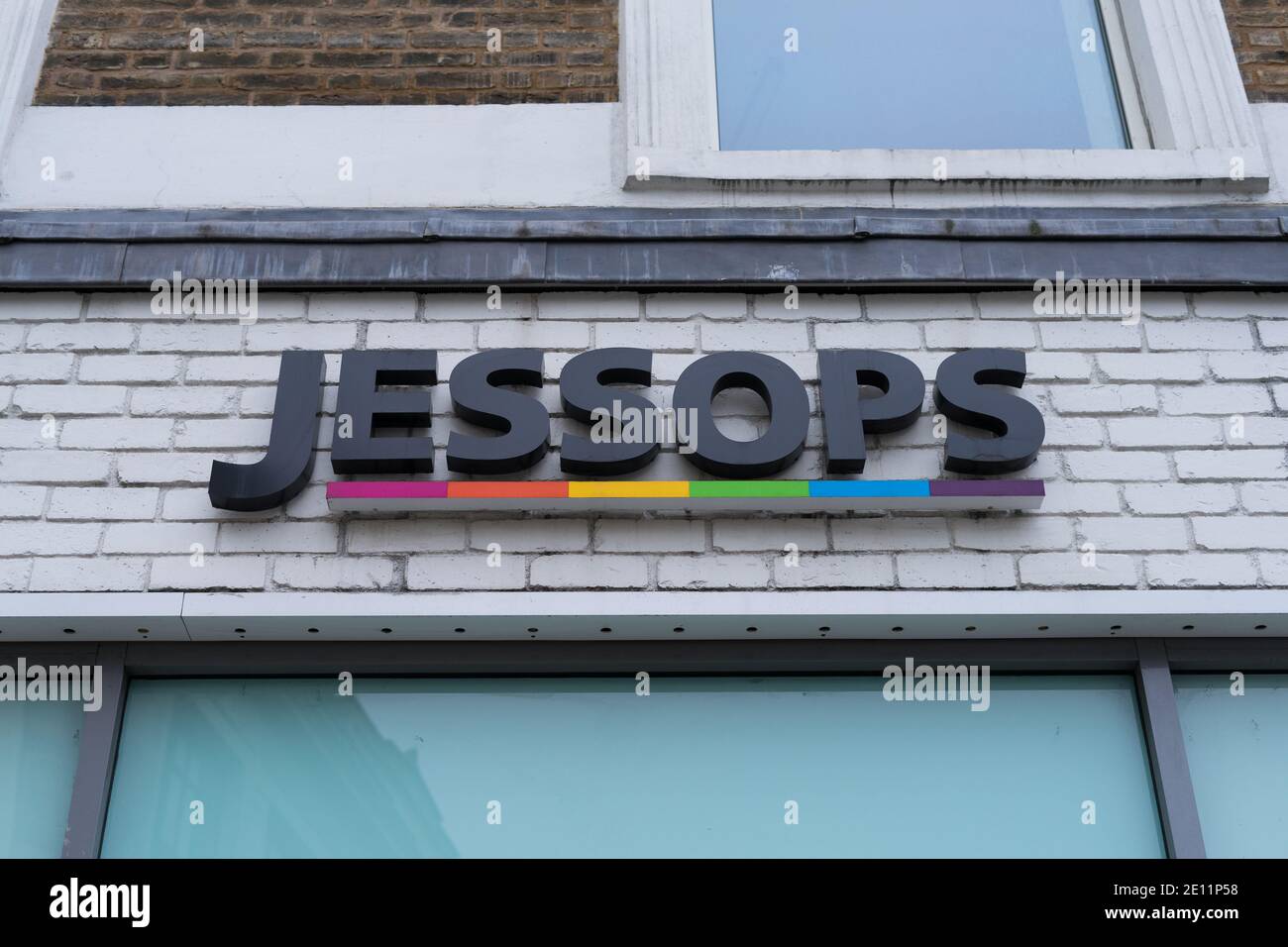 Jessops camera shop sign on Oxford Street. London Stock Photo Alamy