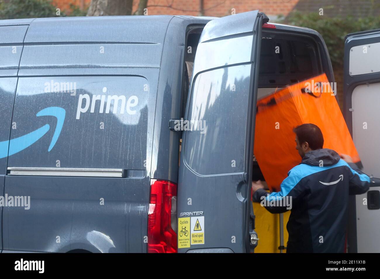 Amazon delivery van london hires stock photography and images Alamy