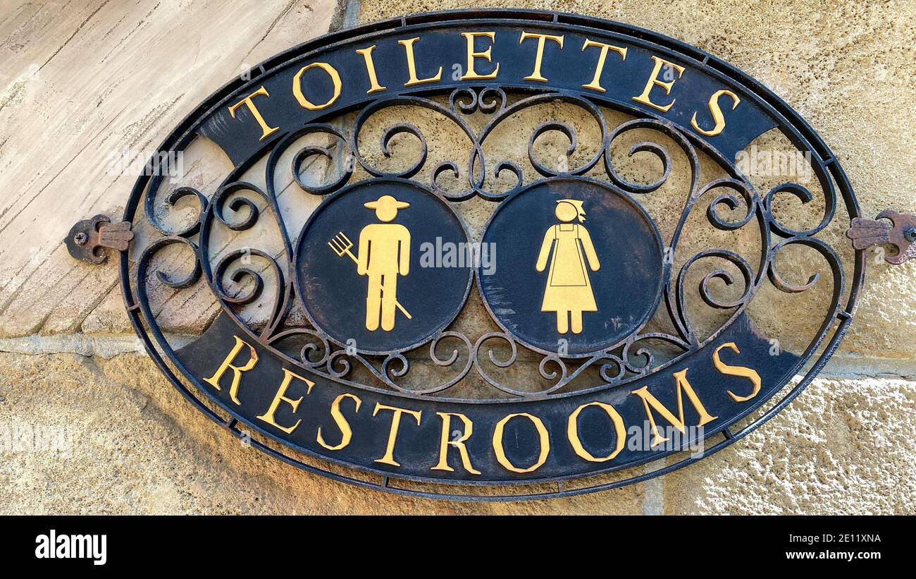 Mens room womens room bathroom hires stock photography and images Alamy