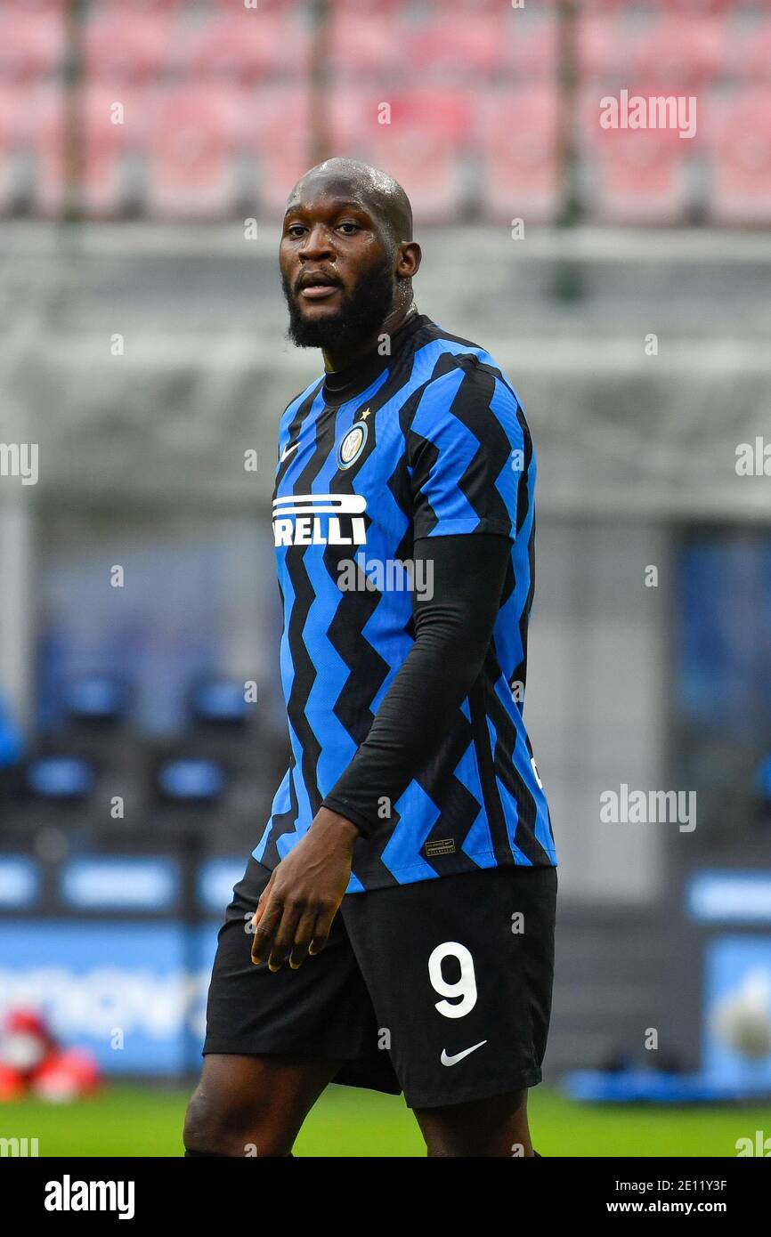Milano Italy 3rd Jan 2021 Romelu Lukaku 9 Of Fc Internazionale Seen During The Serie A Tim Match Between Fc Internazionale And Fc Crotone At The San Siro In Milano Photo Credit