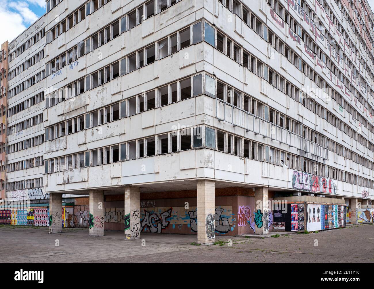 Demolition House In Berlin Stock Photo