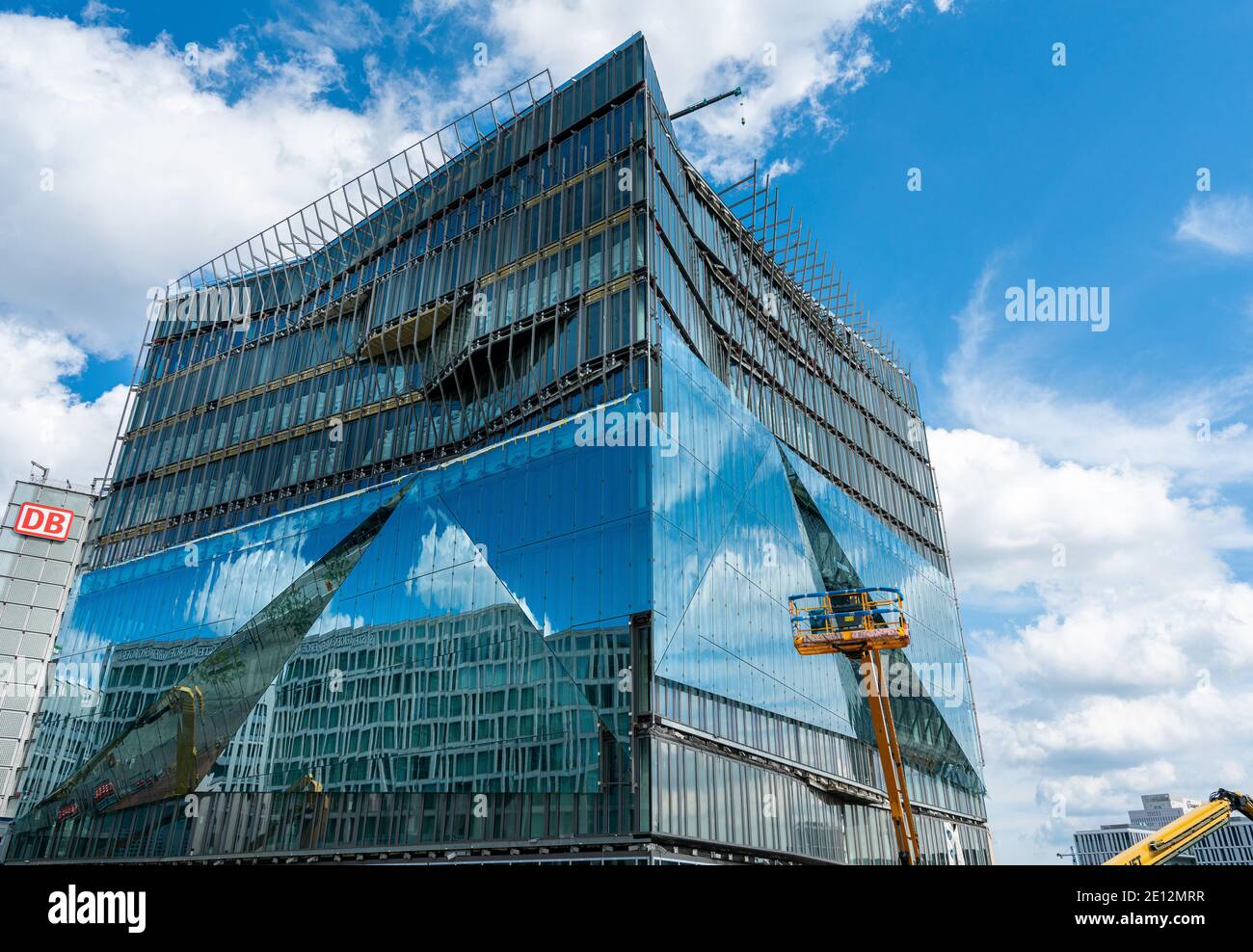 The Construction Site Of The Cube On The Washingtonplatz At The Berlin ...