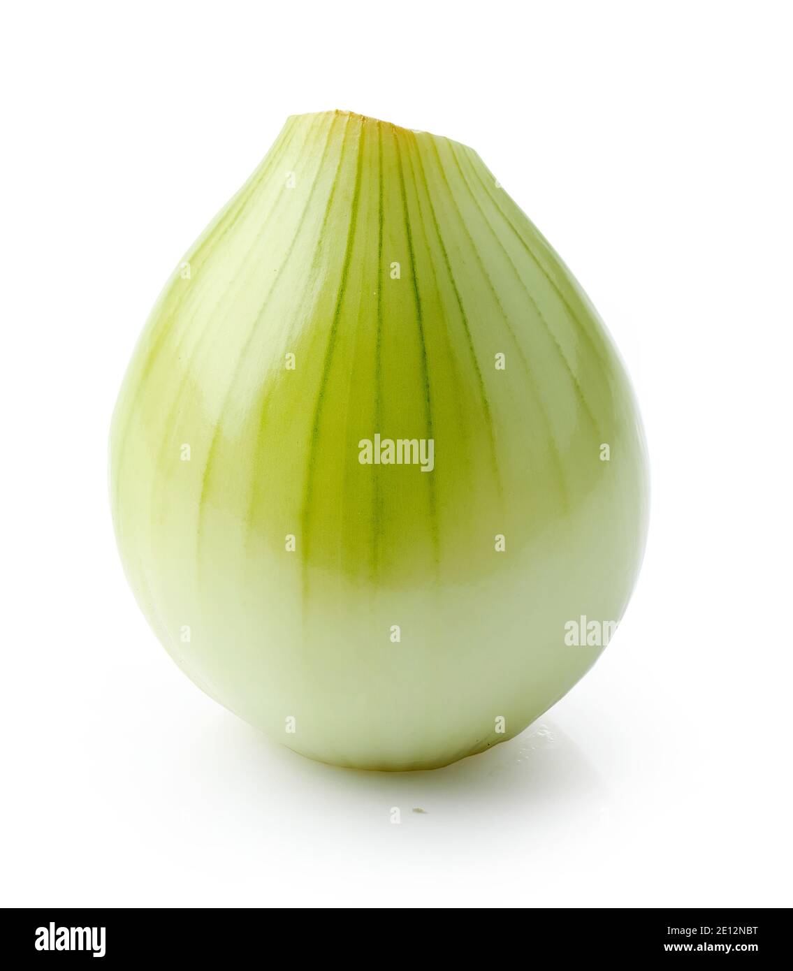 fresh raw peeled onion isolated on white background Stock Photo - Alamy