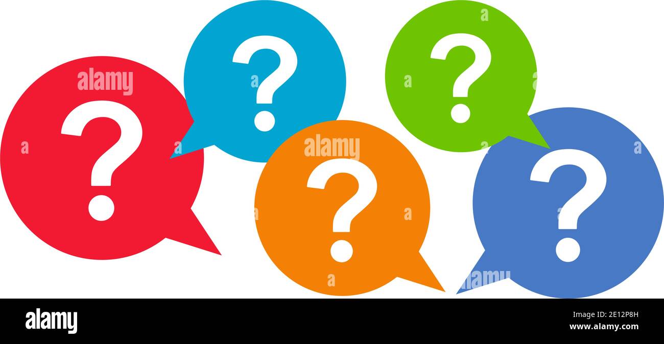 Question Mark Symbol Icon Vector Illustration Stock Vector