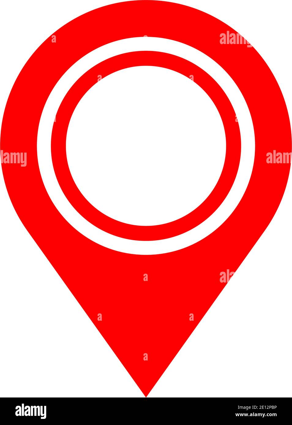 Pin Point Locator Map Icon Vector Illustration Stock Vector