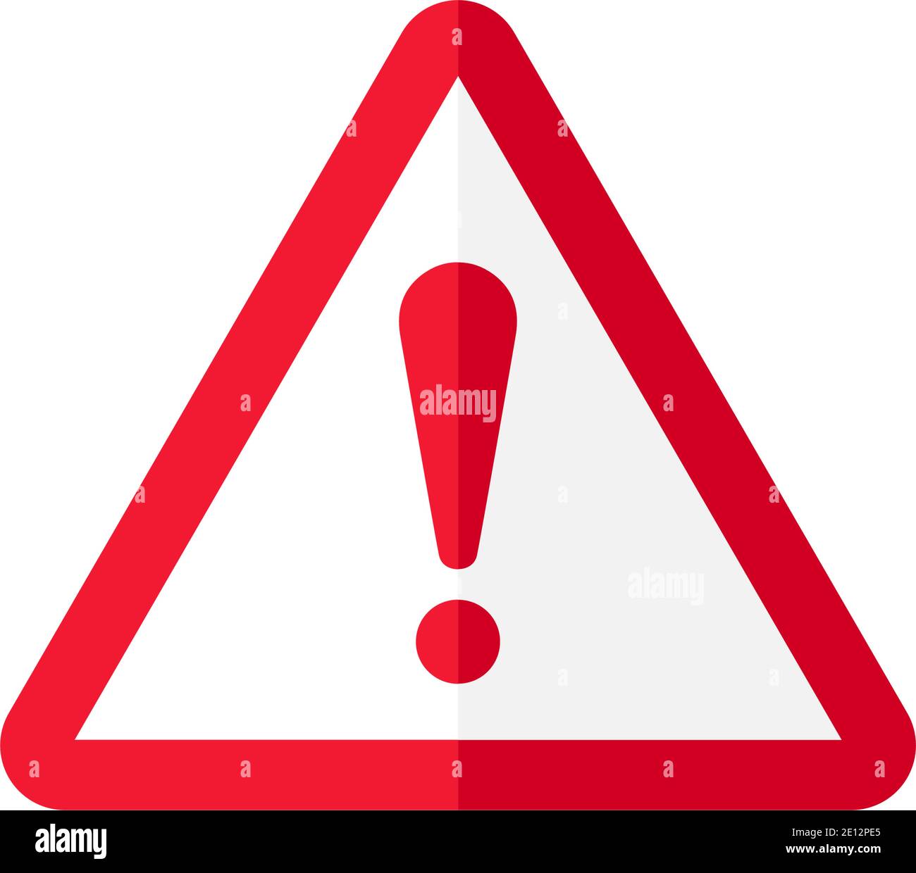 Exclamation Symbol Mark Icon Vector Illustration Stock Vector