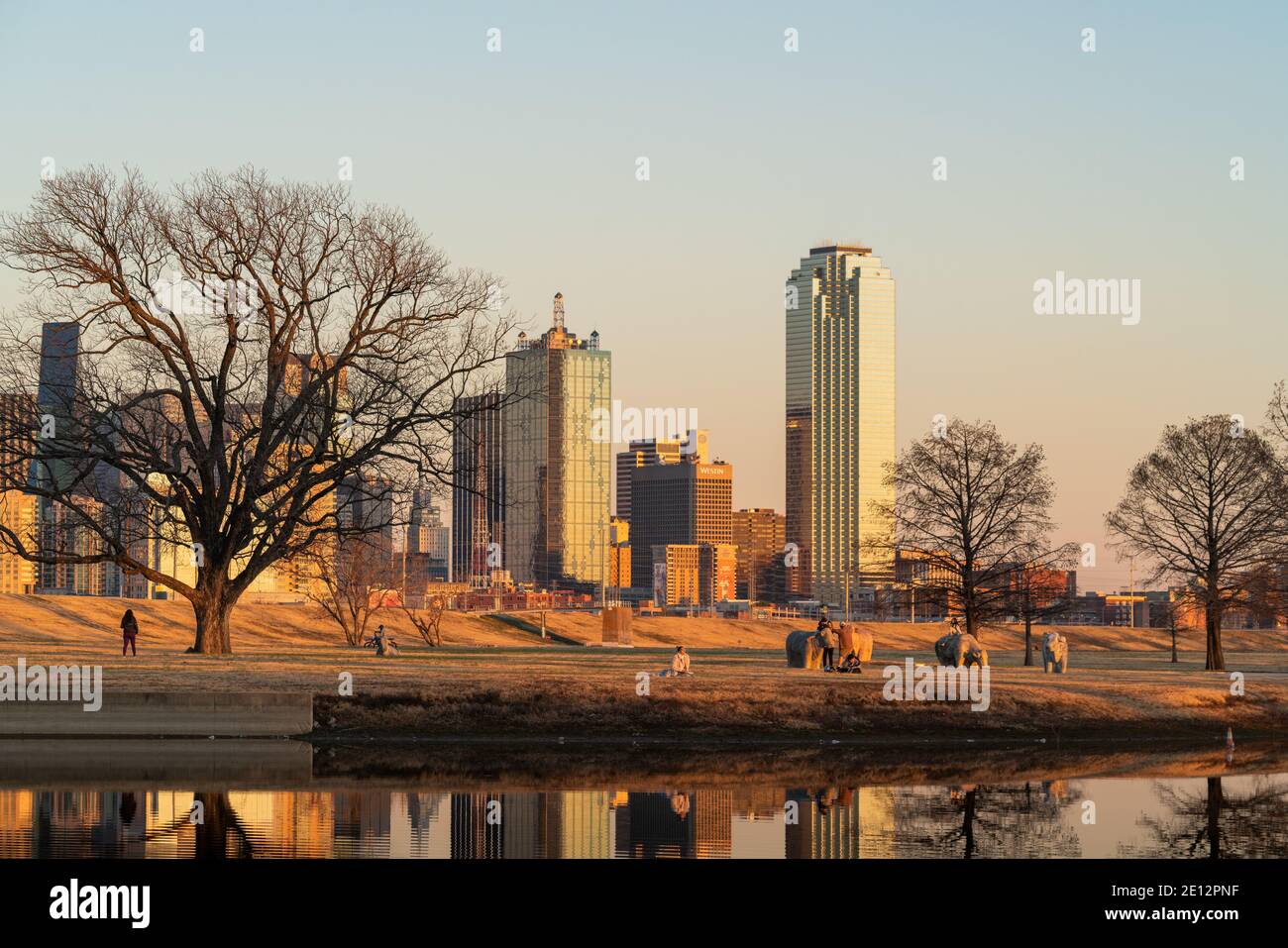 Downtown dallas skyline view hi-res stock photography and images - Alamy