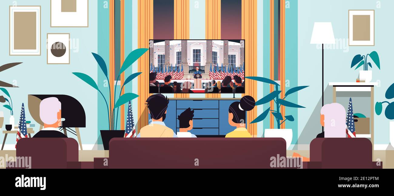 Tv screen election Stock Vector Images - Alamy