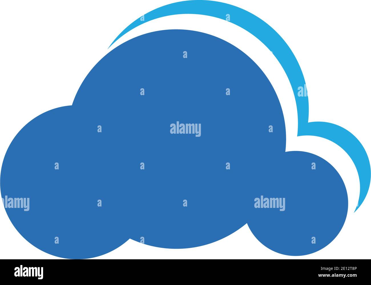 cloud technology vector logo template design vector Stock Vector Image ...