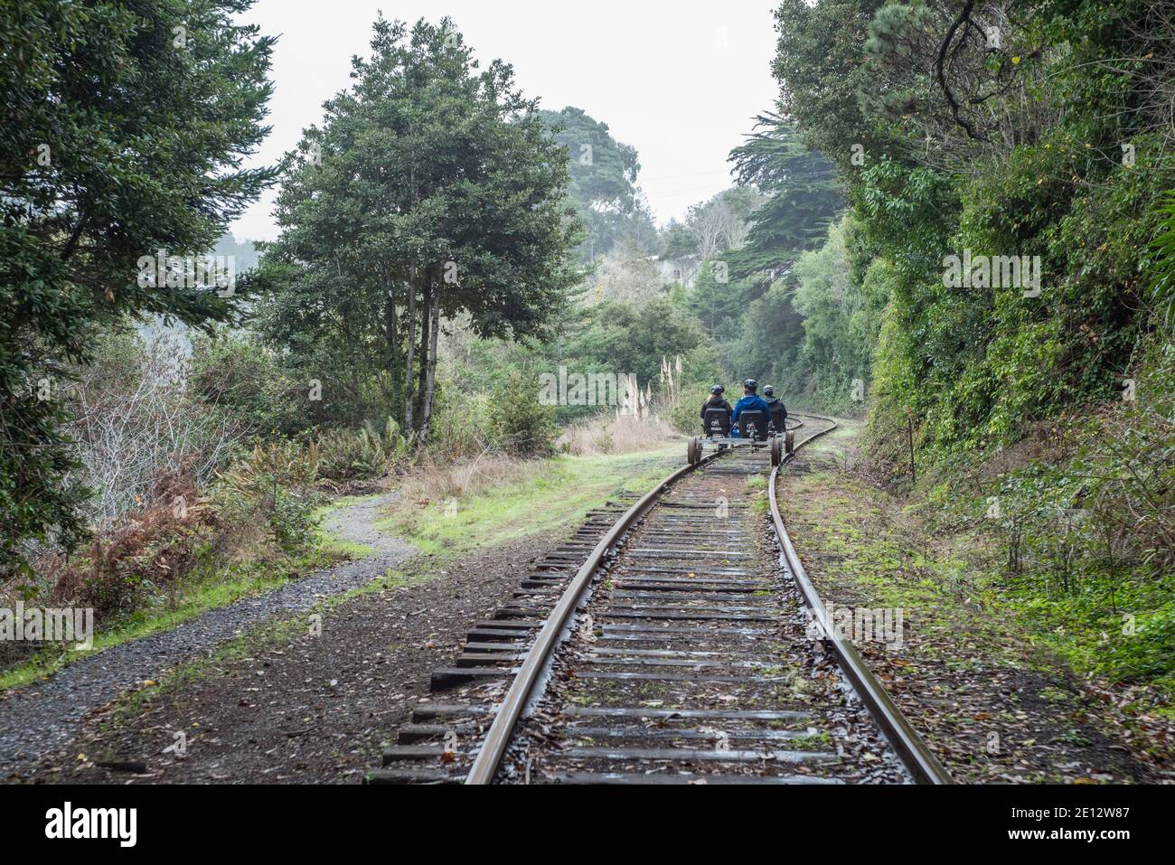 Skunk Train Ride Riding Railbikes High Resolution Stock Photography and Images - Alamy