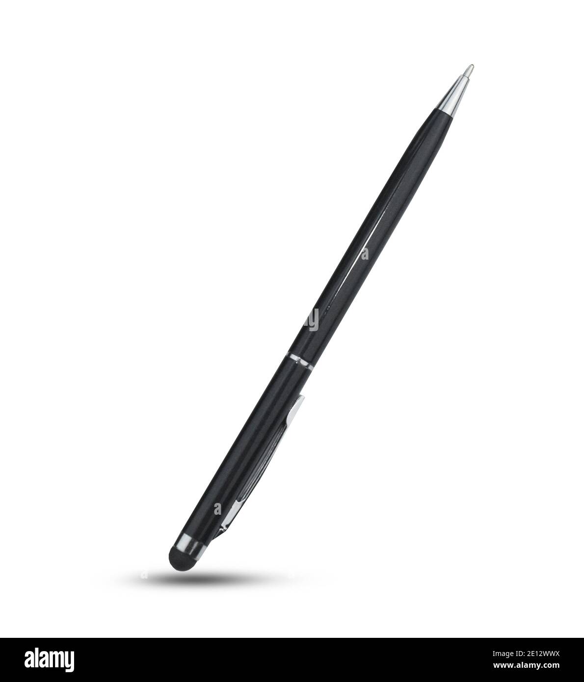 Ball point pen on white background Stock Photo Alamy