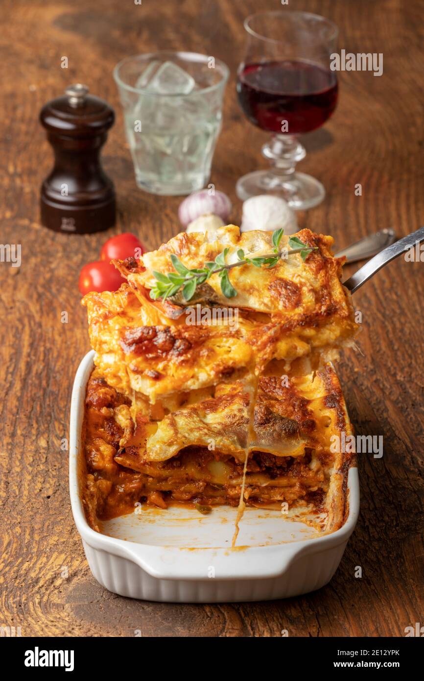Bologna lasagna hi-res stock photography and images - Alamy