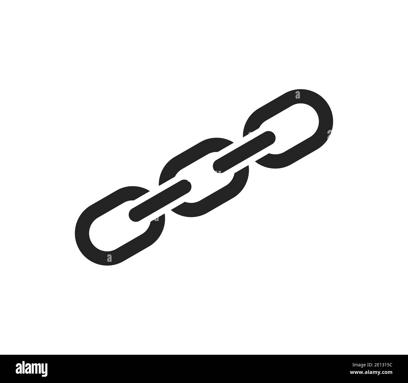 Chain Link Icon Vector Illustration Stock Photo Alamy