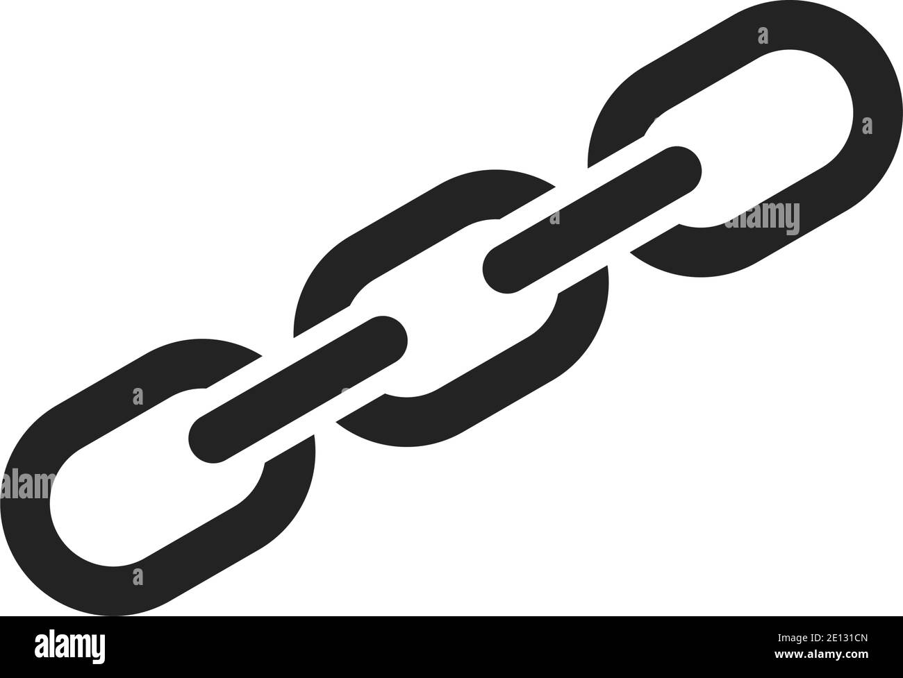 Chain Link Icon Vector Illustration Stock Vector Image & Art - Alamy
