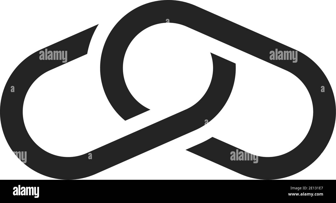 Chain Link Icon Vector Illustration Stock Vector Image & Art - Alamy