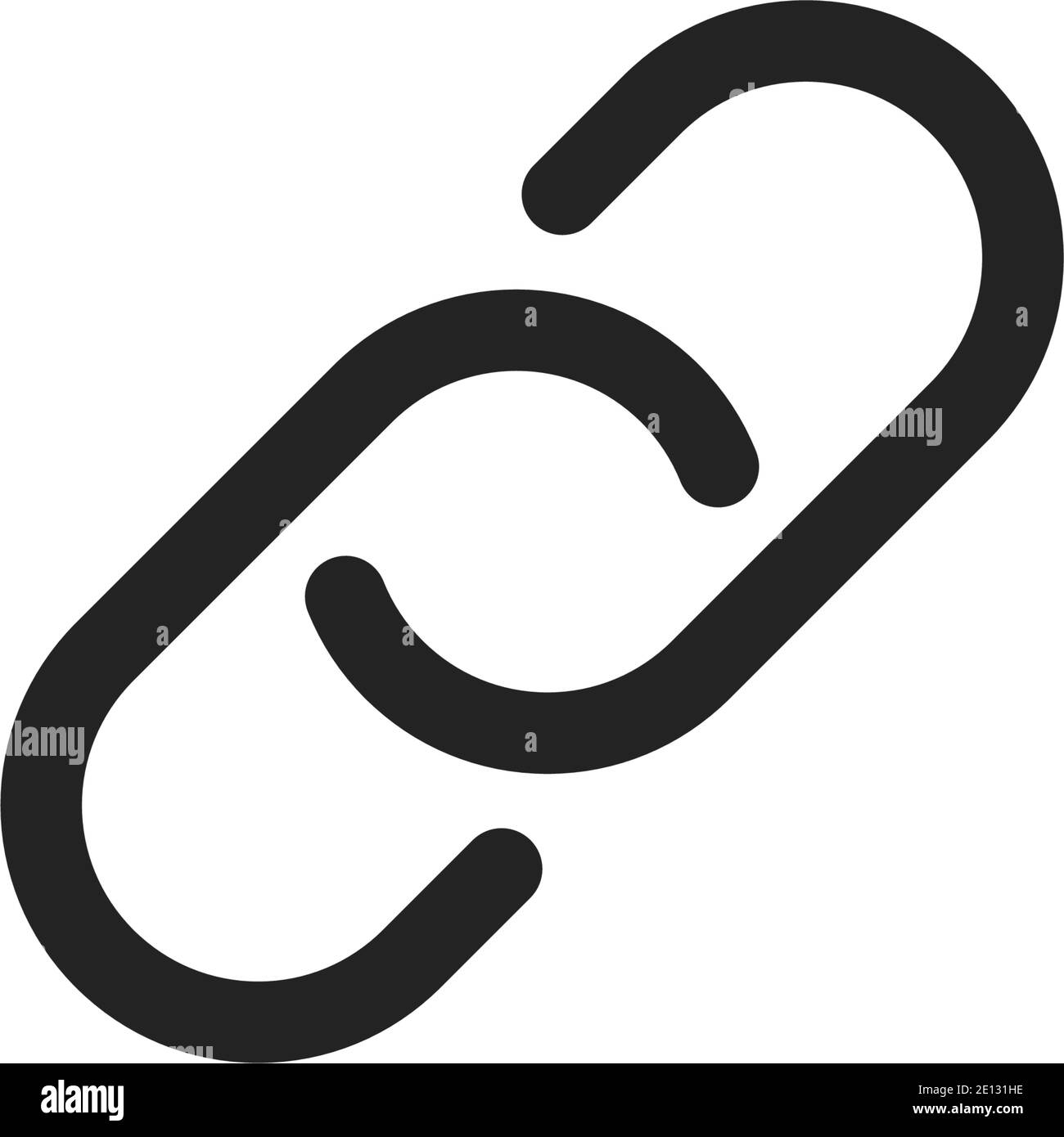 Chain Link Icon Vector Illustration Stock Vector Image & Art - Alamy